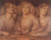 Dante Gabriel Rossetti Rosa Triplex oil on canvas
